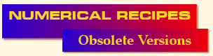 Numerical Recipes Previous Versions